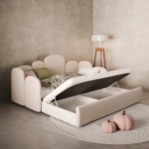 Łóżeczko dziecięce Milo w wersji z szuflada oraz dodatkowym spaniem - obrazek 3