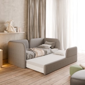 Łóżeczko dziecięce Naomi z szuflada oraz dodatkowym spaniem - obrazek 3